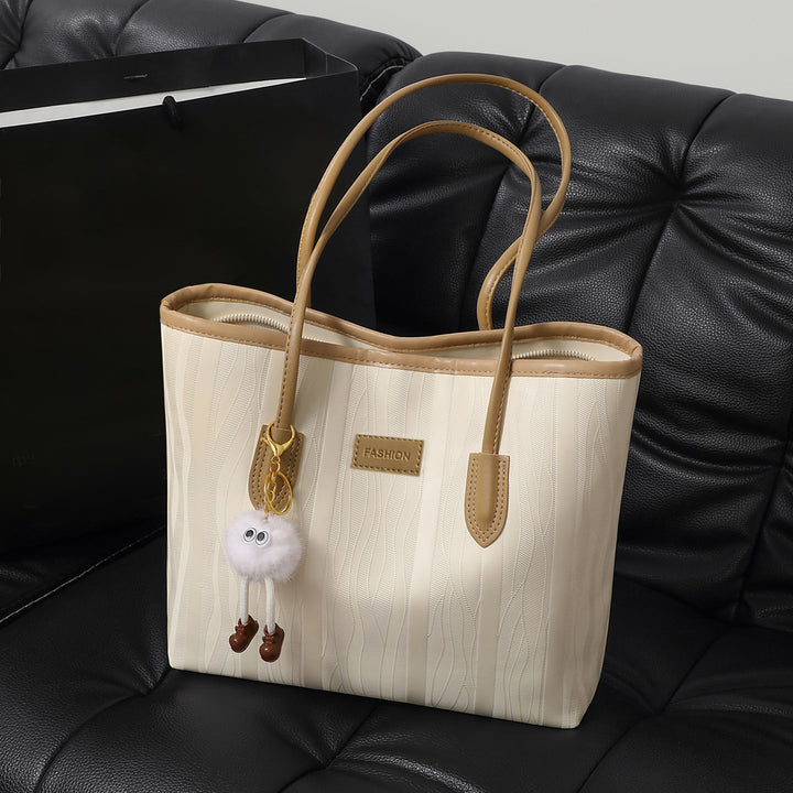 Texturiertes großes Tote Bag Karnz