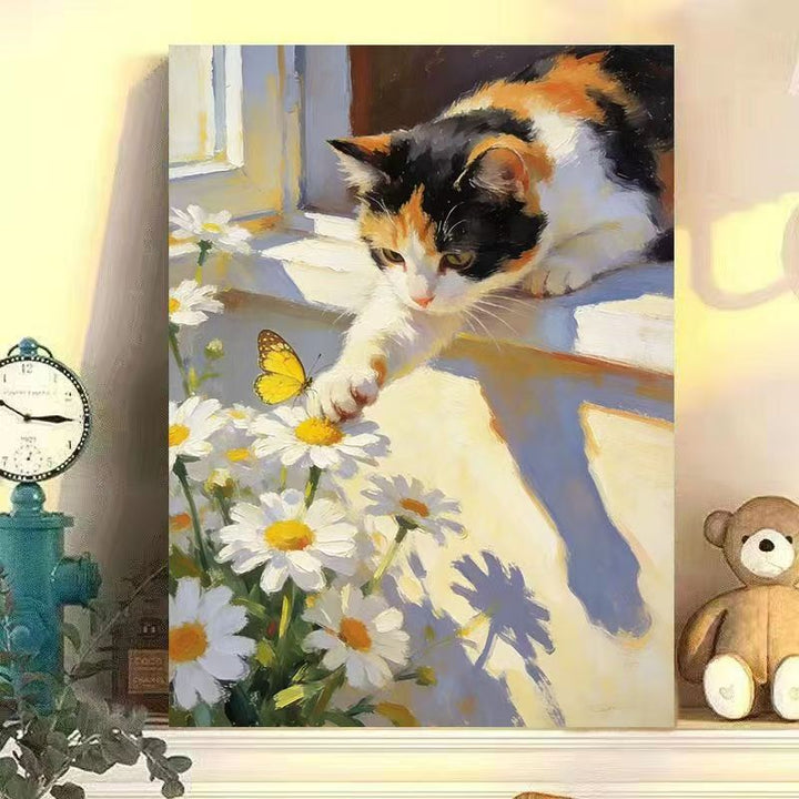 Kat-Themen-Leinwand Wandkunst Karnz