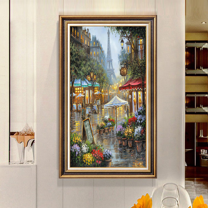 Elegante Schwan Landschaft Gerahmtes Kunstwerk