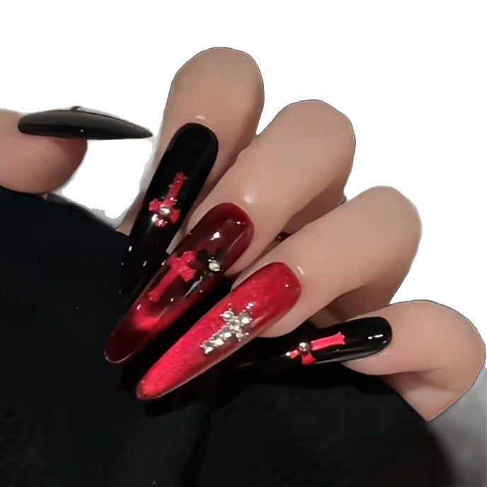 Glamouröser Stiletto Press-On Nagelset Karnz