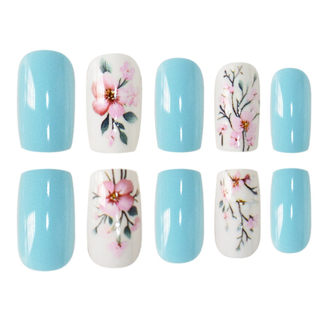 Florale Design Nagelkunst Verlängerungen Karnz