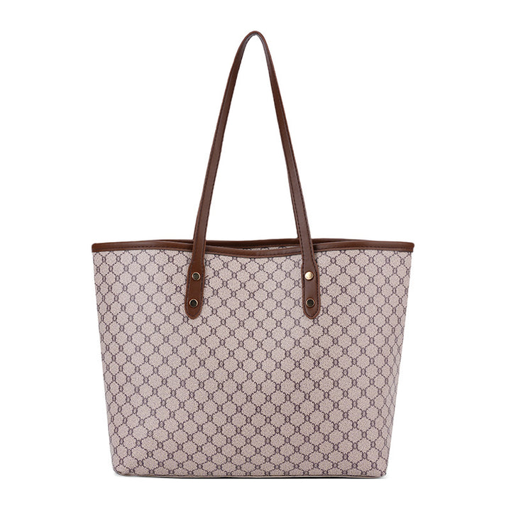 Elegante geometrische Druck-Umhängetasche