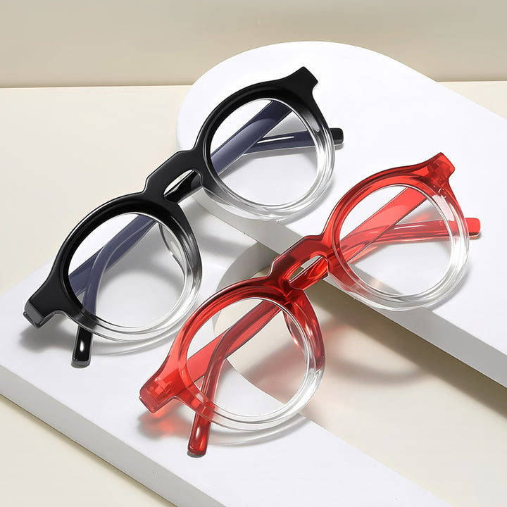 Retro-inspirierte klare Rahmenbrille Karnz