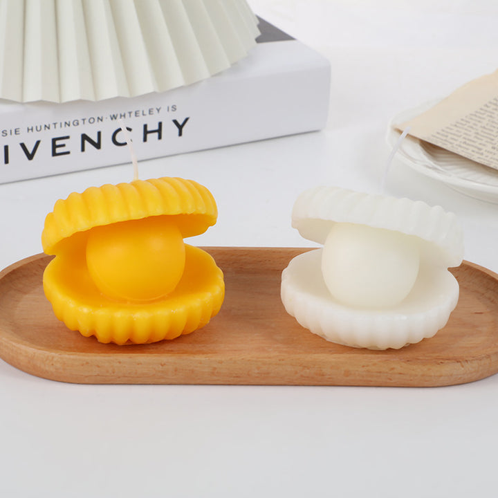 Clam-Shell-Perlen-Dekorativer Tischkerze