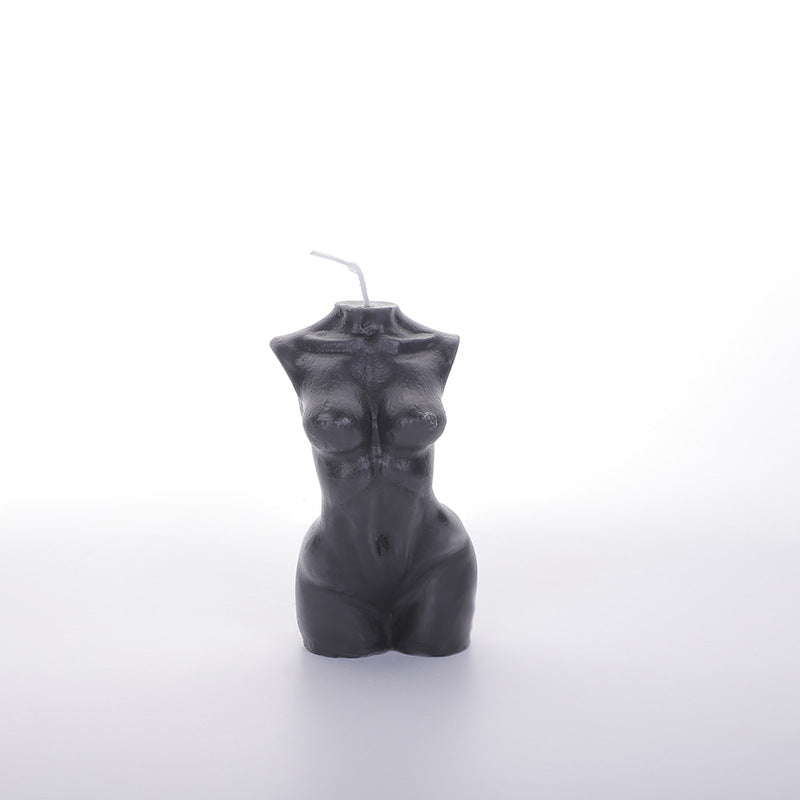 Skulpturaler weiblicher Torso Duftsojawachskerze