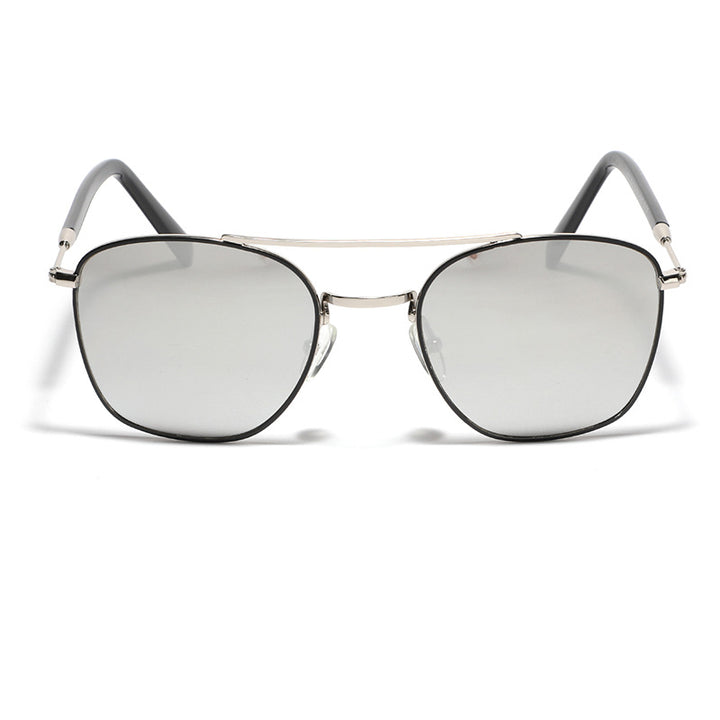 Damen modische quadratische Sonnenbrille mit luxuriösem Metallrahmen Karnz