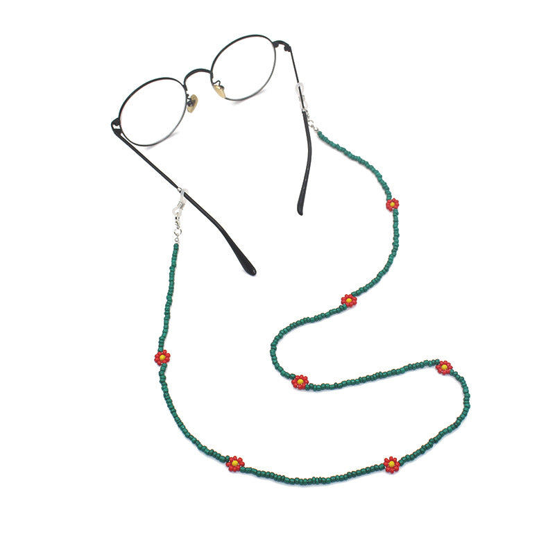 Floral Beaded Eyewear Chain Karnz