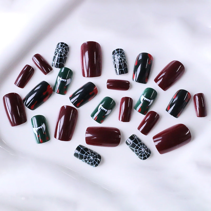 Halloween-Themen Nagelkunst Karnz