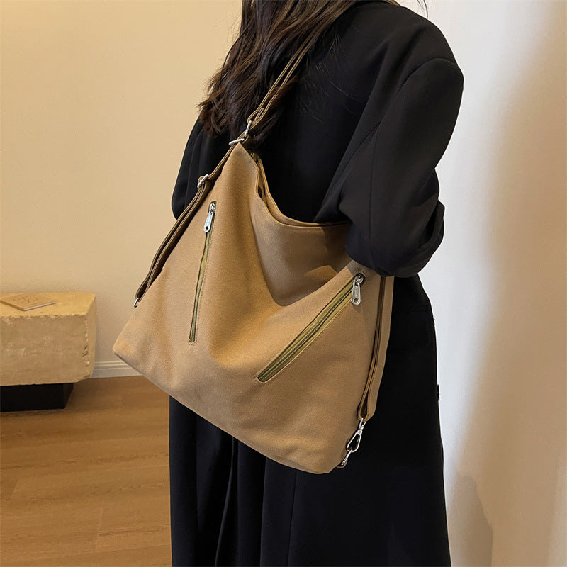 Stylische Mehrfachfach Hobo-Tasche Karnz