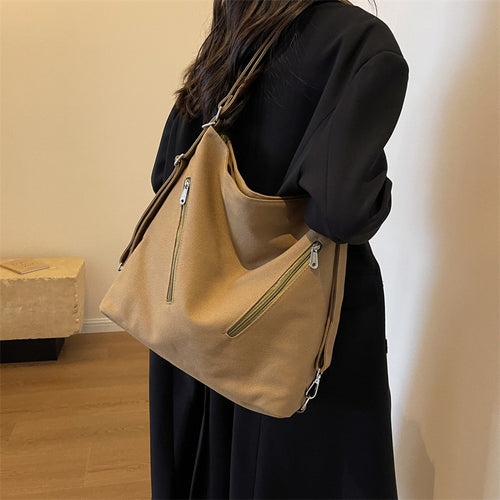 Stylische Mehrfachfach Hobo-Tasche Karnz