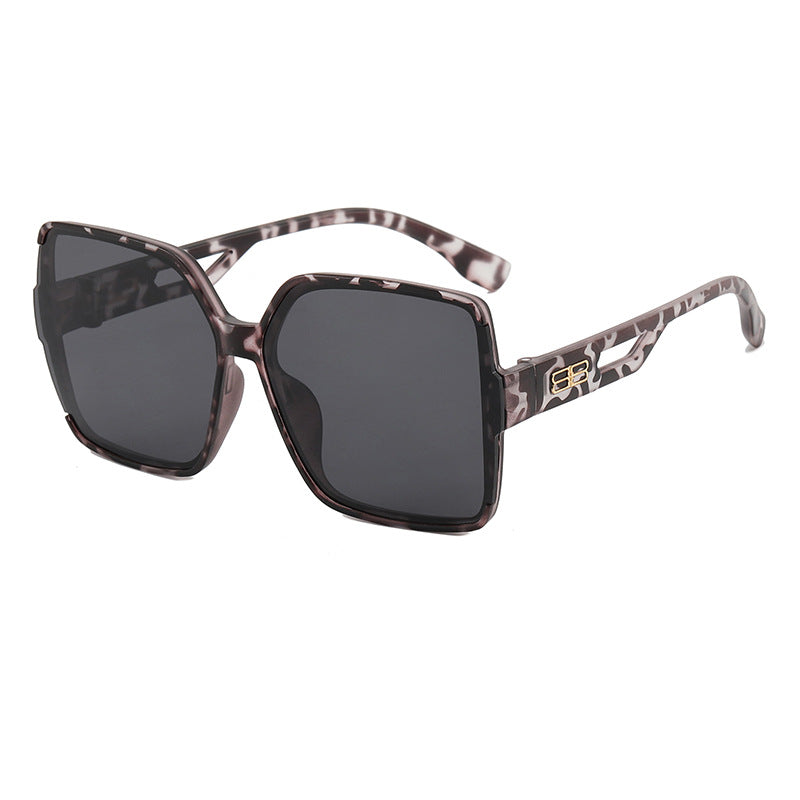 Damen Oversized Sonnenbrille mit markantem eckigem Design Karnz