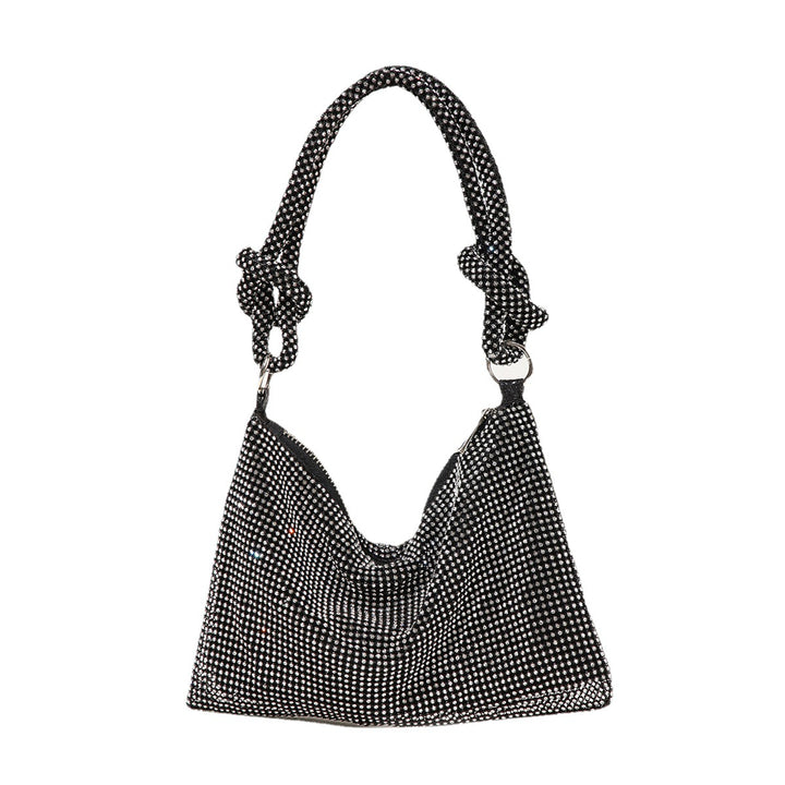 Rhinestone-besetzte Schultertasche
