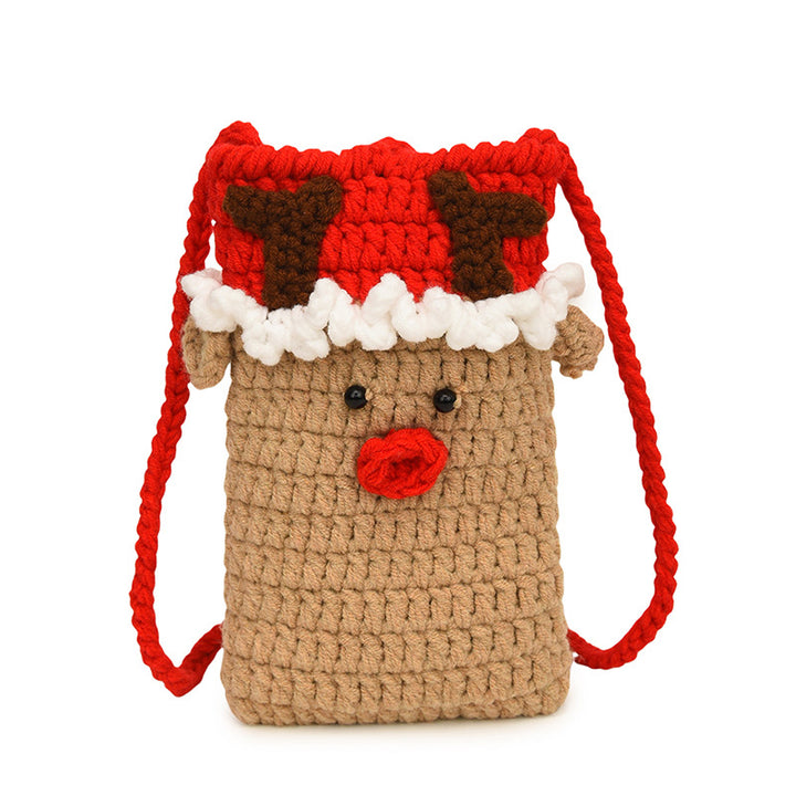 Häkelte Weihnachtsmann-Themen Mini Tasche