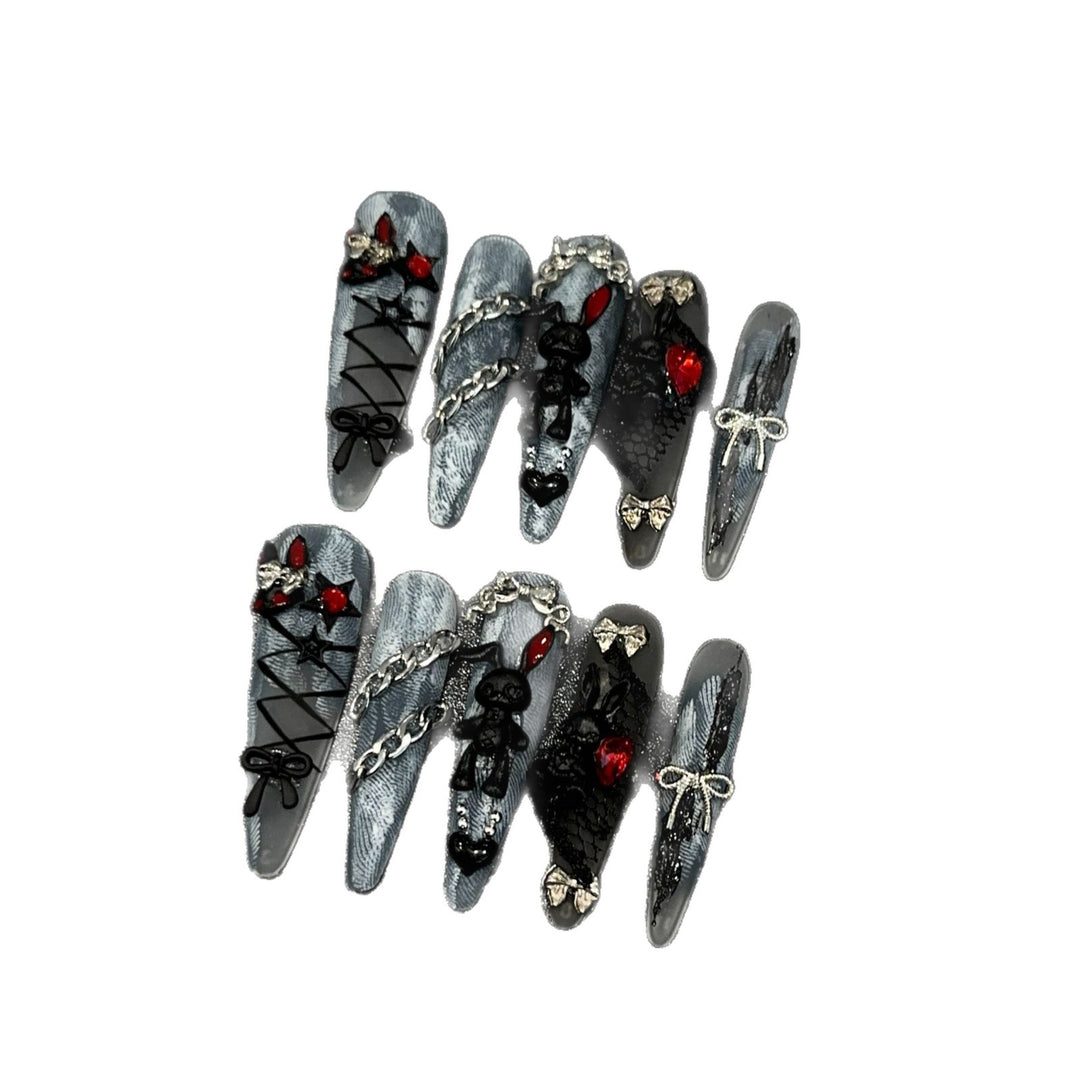 Künstlerische Acryl-Nageldesigns
