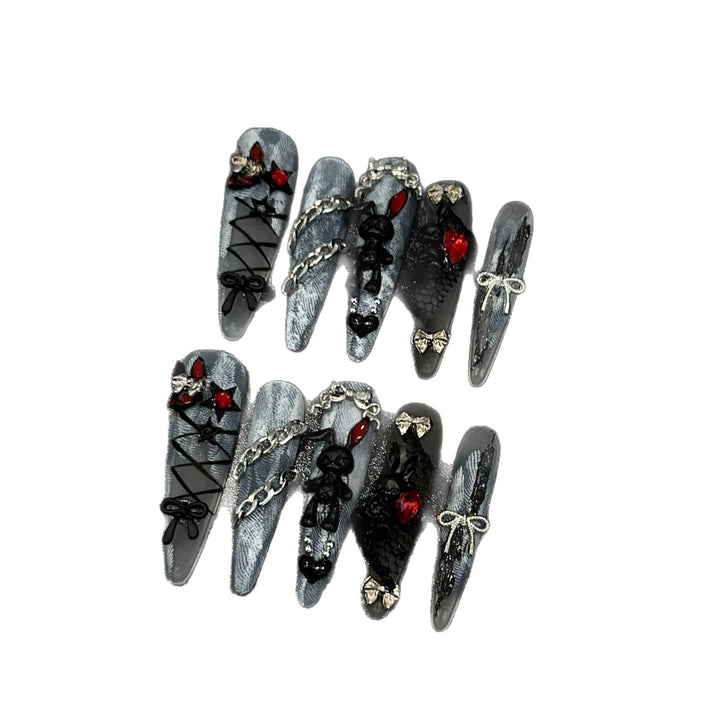 Künstlerische Acryl-Nageldesigns