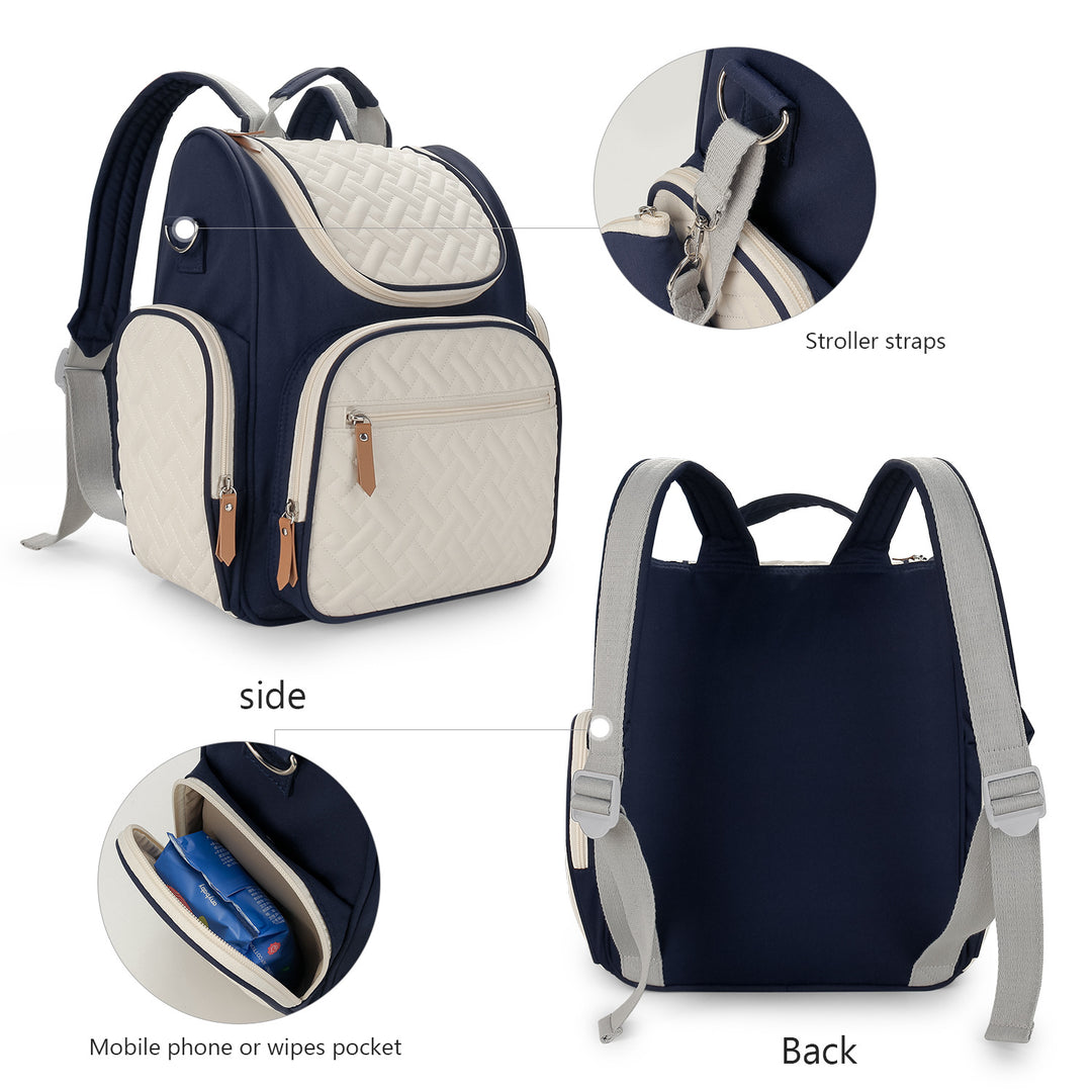 Stilvolle Wickelrucksack mit Mehreren Fächern Karnz
