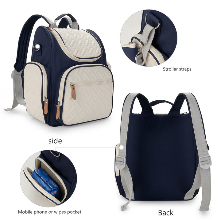 Stilvolle Wickelrucksack mit Mehreren Fächern Karnz