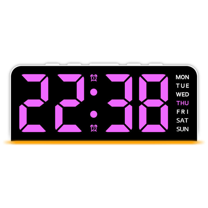 Digitaler LED-Wecker mit Farbwechsel Karnz