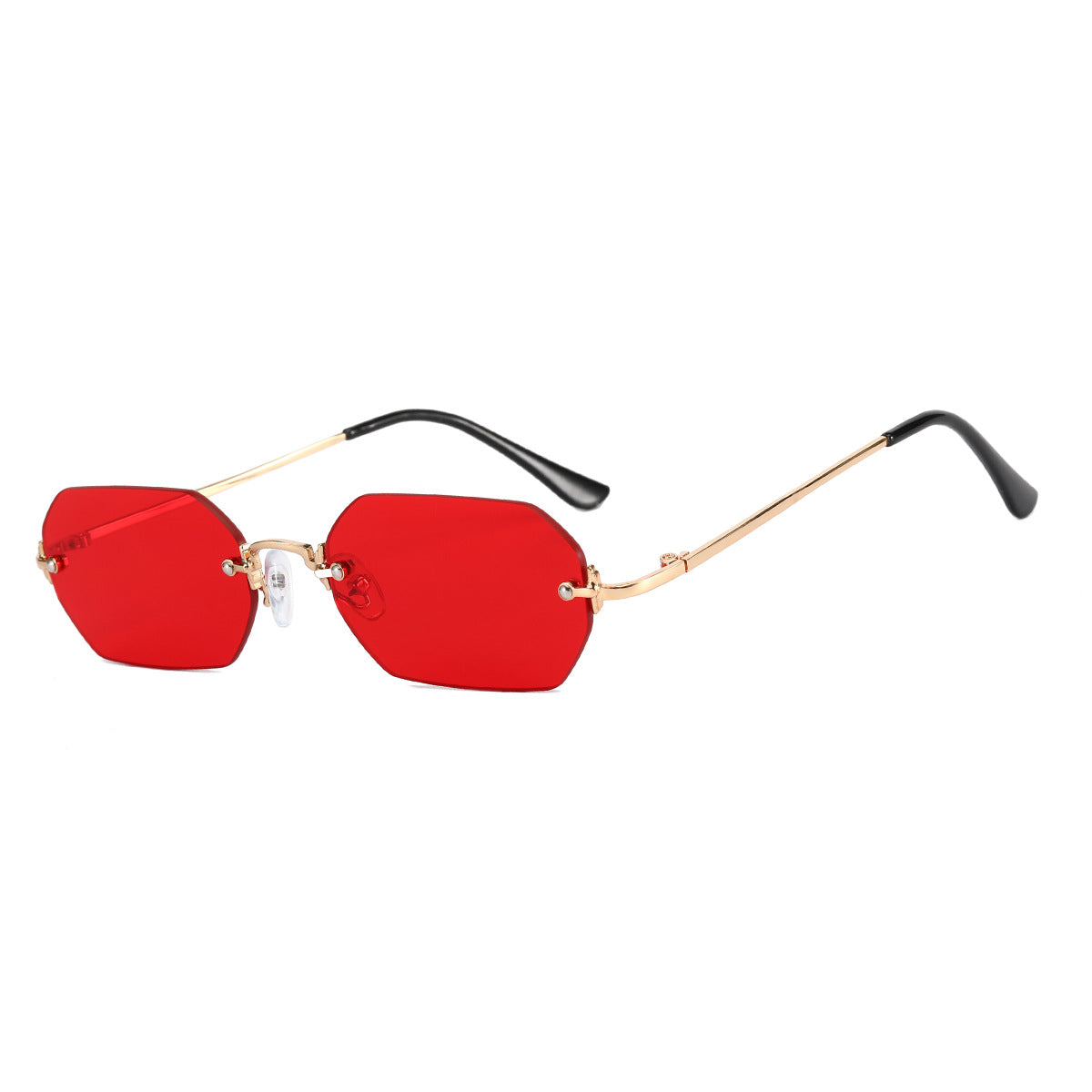 Damen modische Sonnenbrille mit innovativem hexagonalen Design und UV-Schutz Karnz
