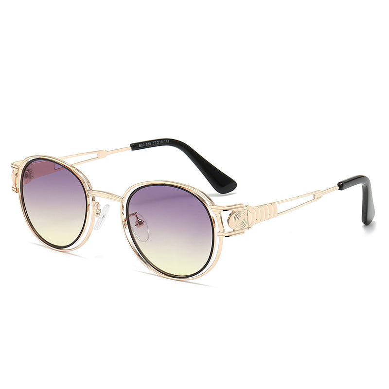 Damen Sonnenbrille mit modischem Metallrahmen und komfortablen Nasenpads Karnz