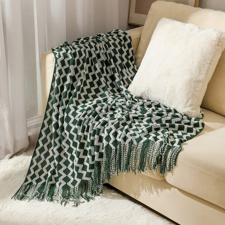 Chic Gewebte Dekorative Wurfdecke