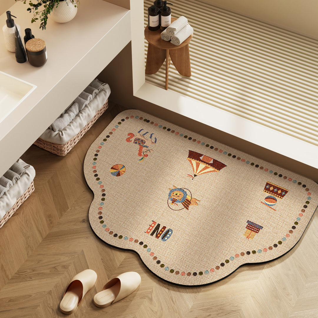Stylische Badezimmermatte für moderne Innenräume