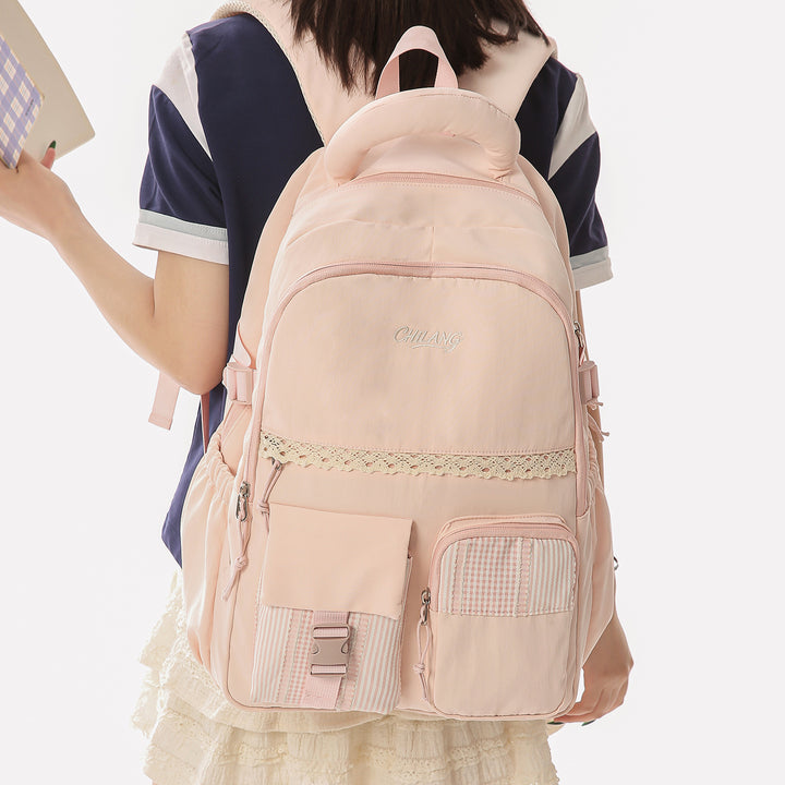 Stylischer multifunktionaler Rucksack mit Spitzenakzenten Karnz