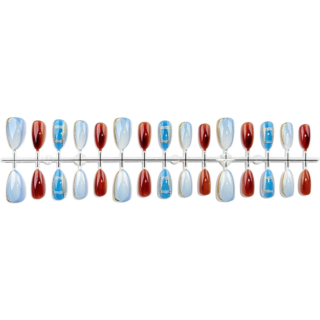 Glamouröse Press-On Nagelkunst Kollektion