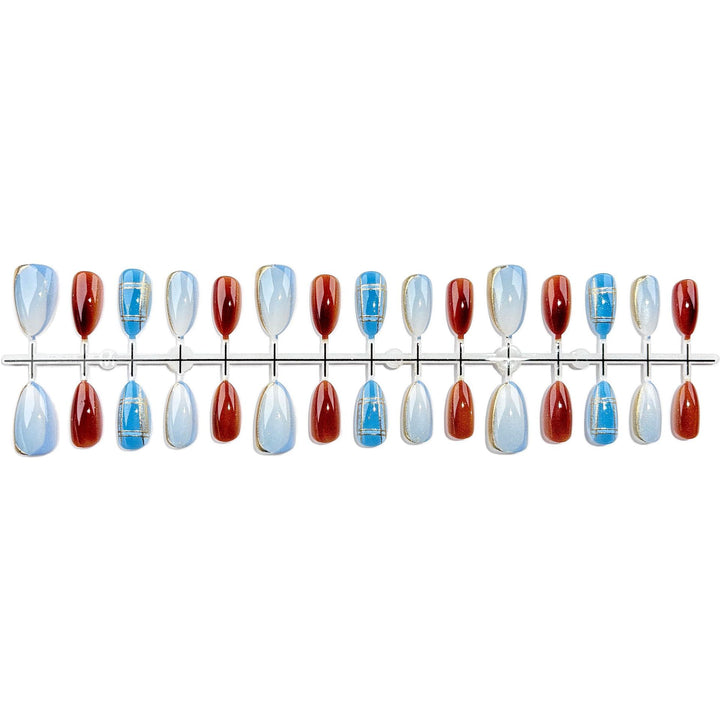 Glamouröse Press-On Nagelkunst Kollektion