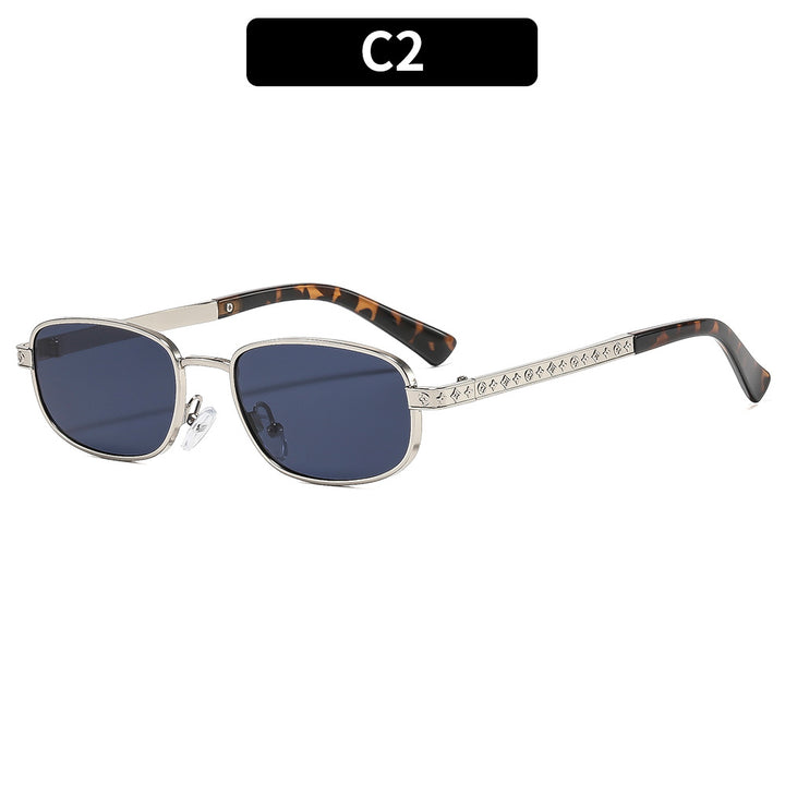 Luxus geometrische Sonnenbrille