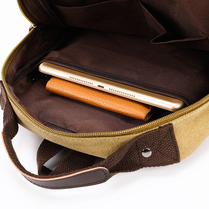 Vielseitige Canvas Messenger Bag Karnz