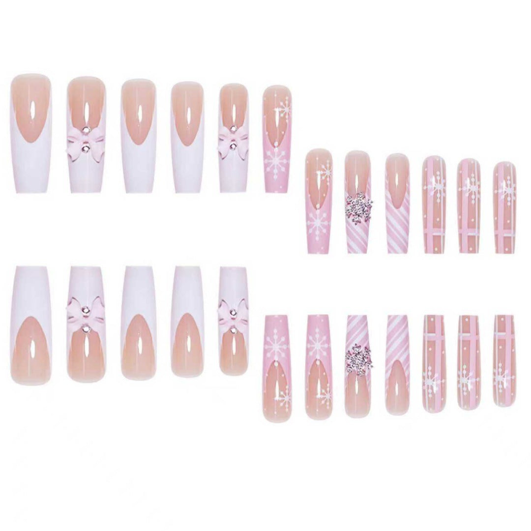 Glamouröses Holiday Press-On Nail Set Karnz