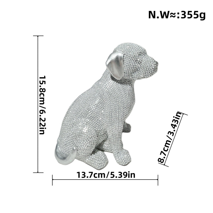 Dekorative Hundefigur im modernen Design Karnz