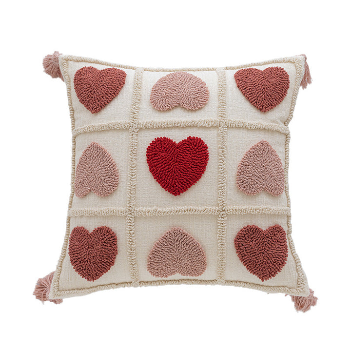 Dekoratives Love-Stitched Kissen