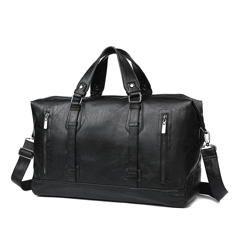 Premium Leder Wochenend-Duffel Bag Karnz