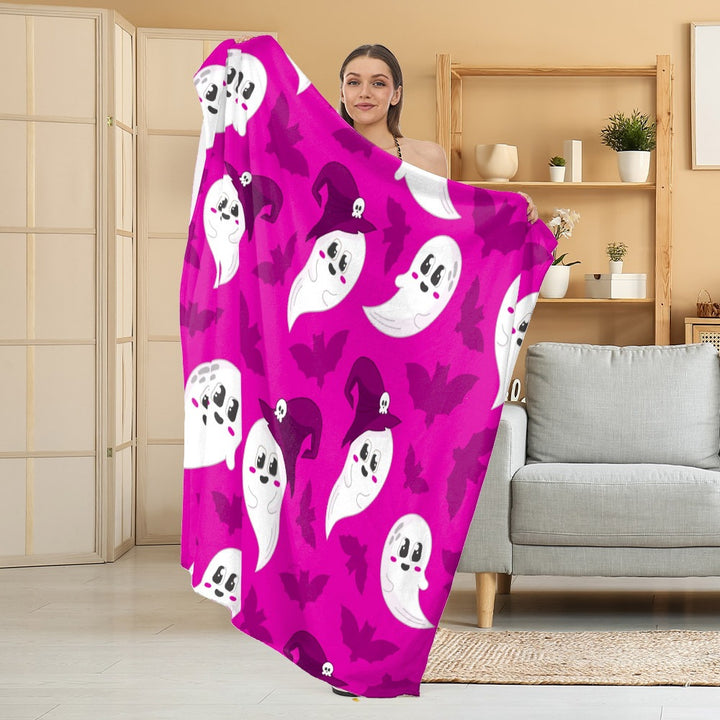 Gemütliche Halloween-Themen Fleece Decke