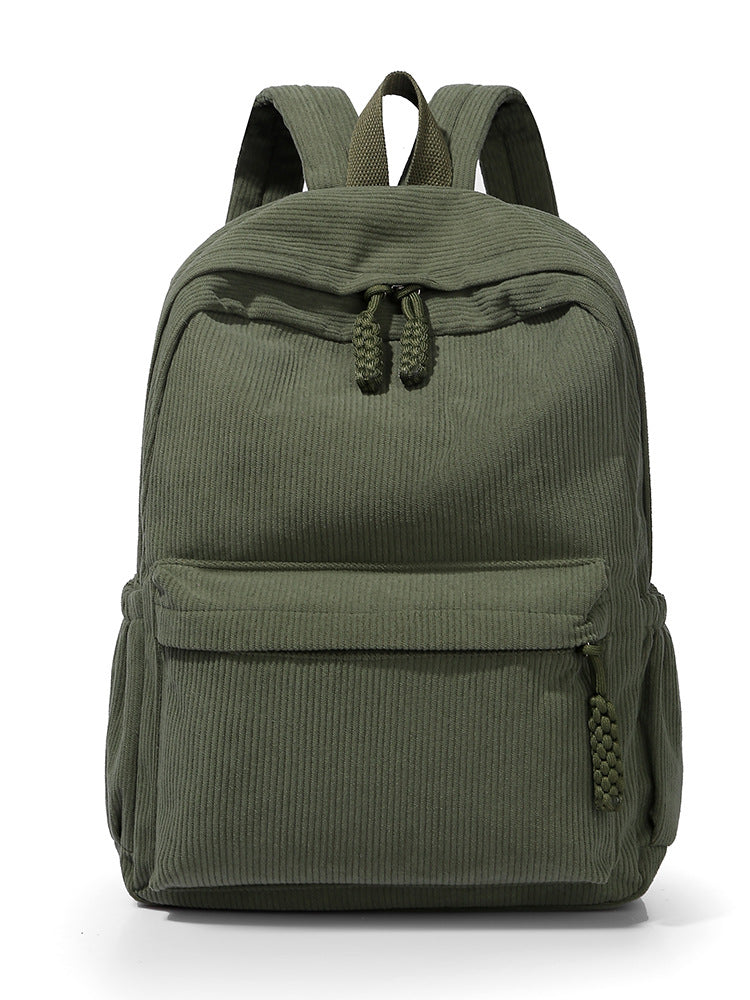 Lässiger Corduroy Rucksack Karnz