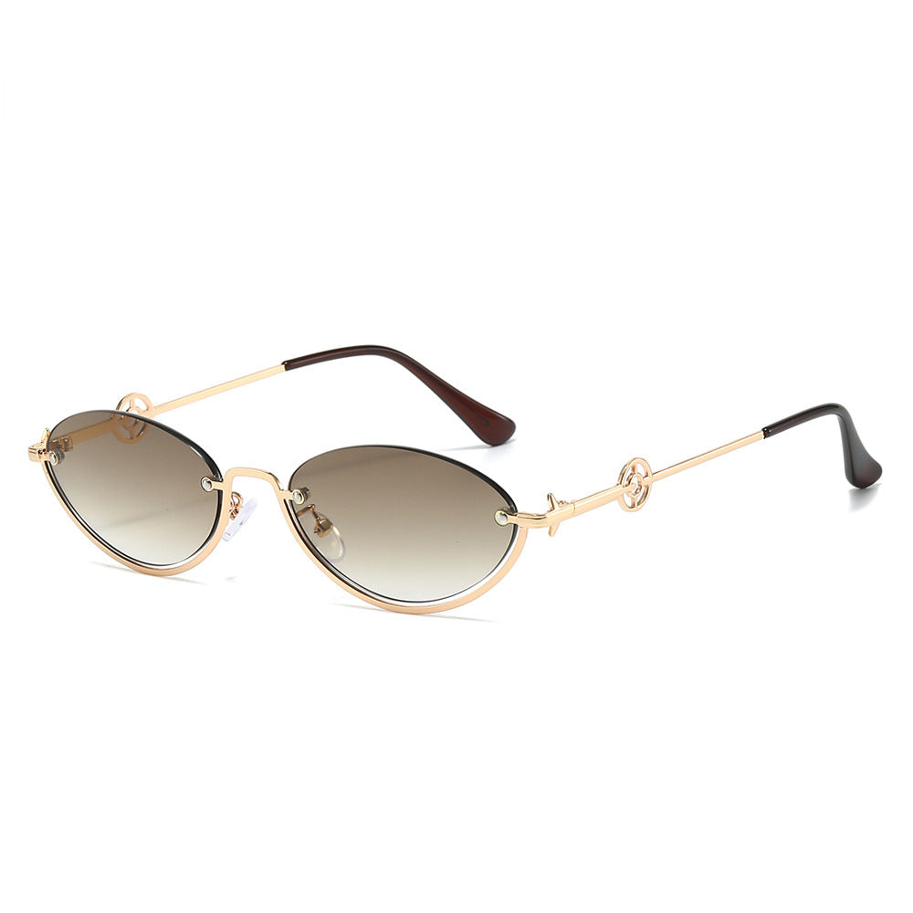 Elegante Katzenauge Verschreibung Brille Karnz