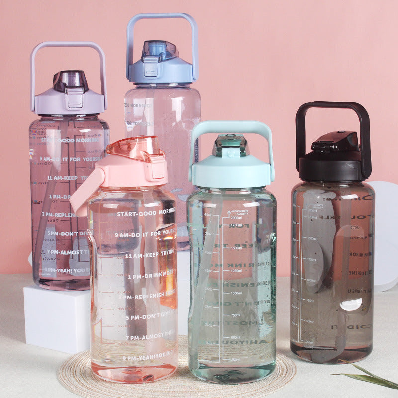 Damen Motivierende Trinkflasche Karnz