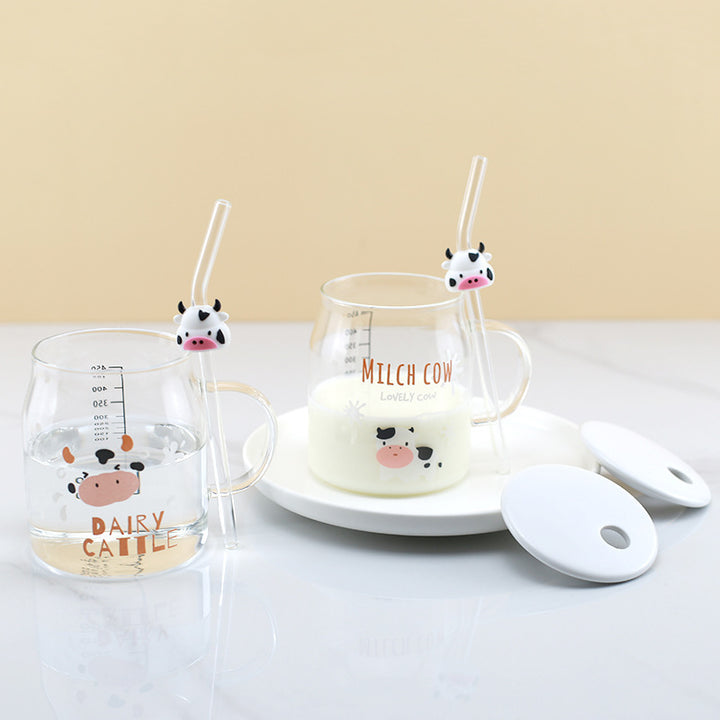 Damen lustiger und kreativer Trinkbecher mit tierischem Deckel Karnz
