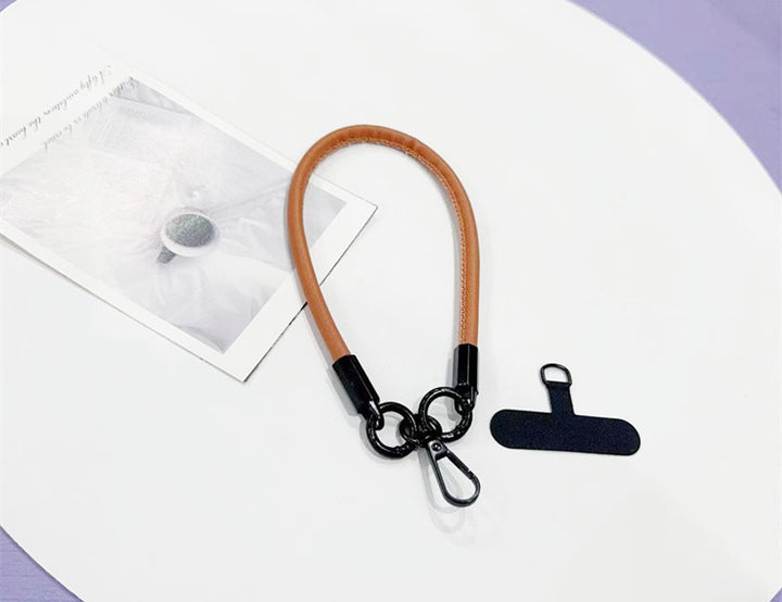 Eleganter Leder Schlüsselanhänger Halter Karnz