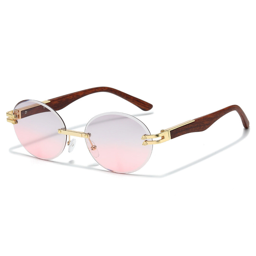 Stylische runde Rahmen-Sonnenbrille Karnz