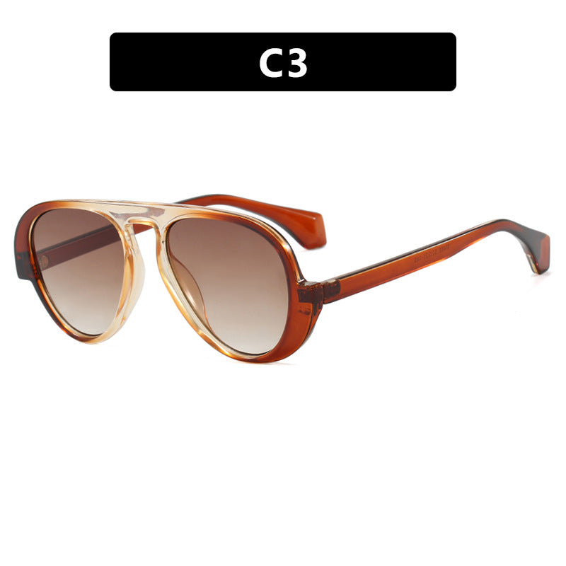 Damen Sonnenbrille mit einzigartigem Retro-Rahmen und UV-Schutz Karnz
