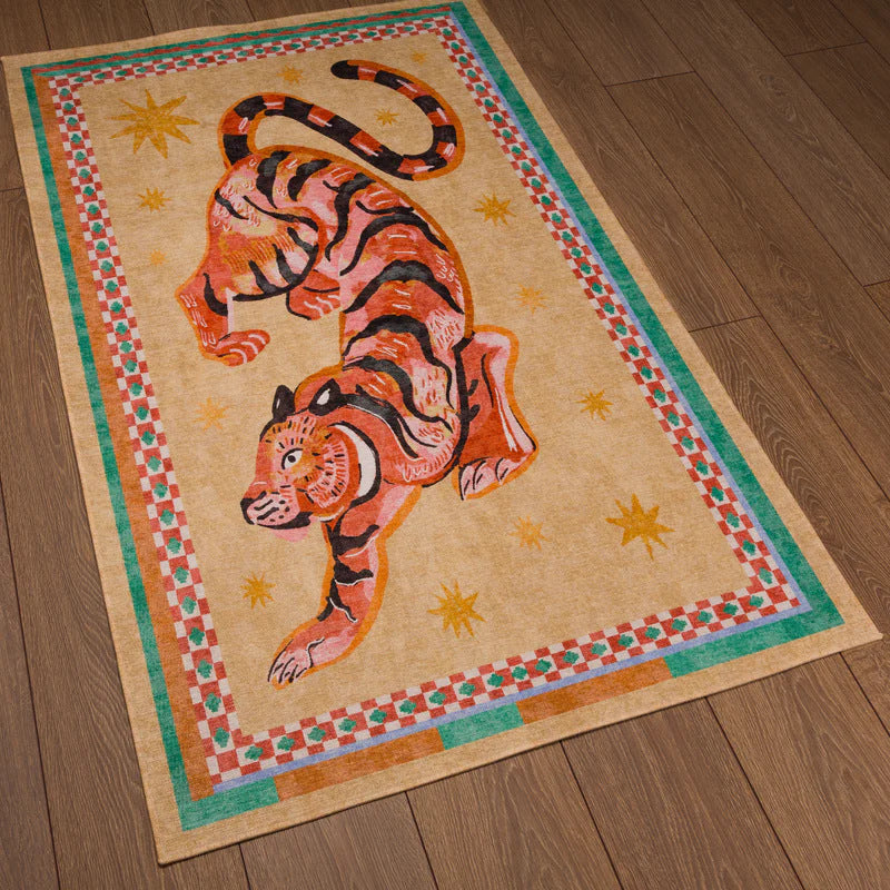 Künstlerische Tiger-Themen-Bereichsmatte