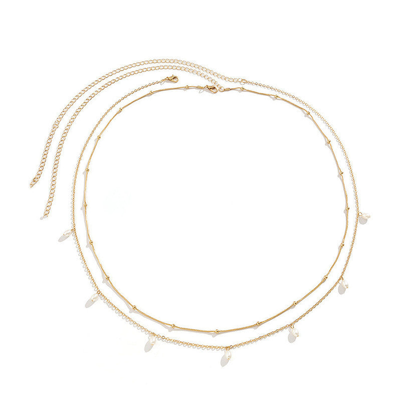 Elegante geschichtete Halskette Karnz