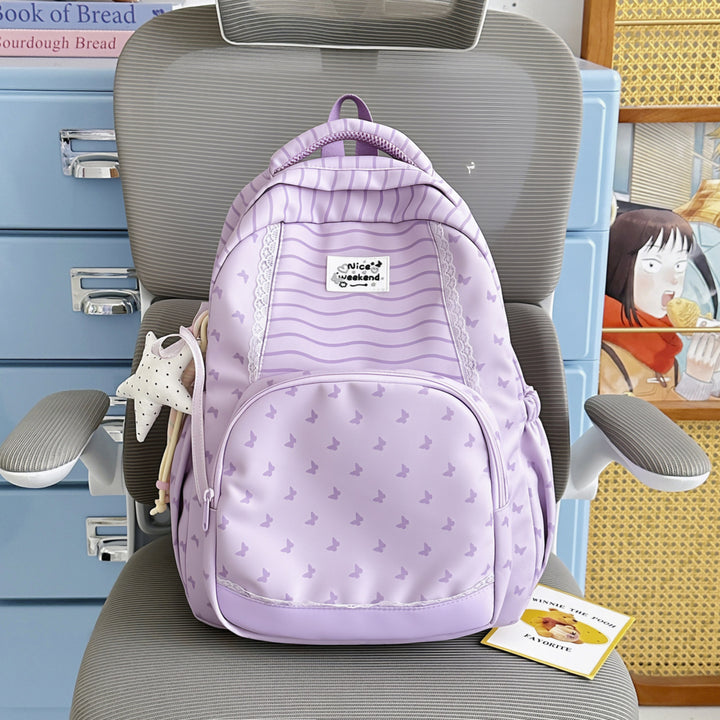 Stylische gemusterte Schulrucksack