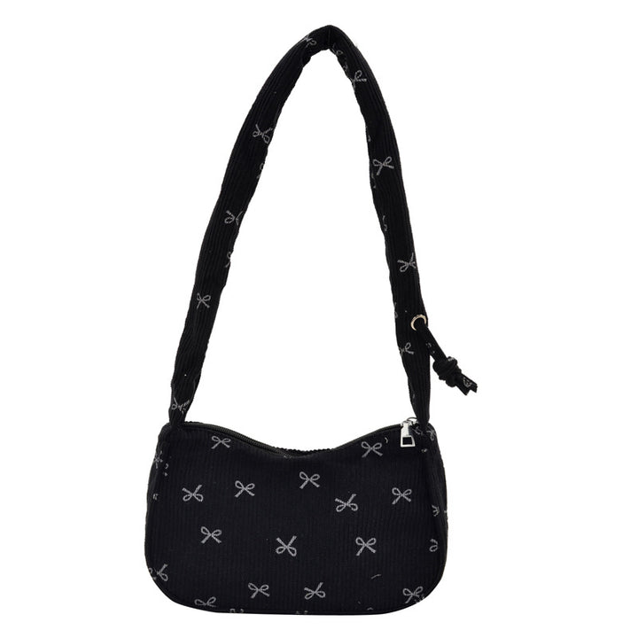 Stylische Mini-Korduroy-Crossbody-Tasche