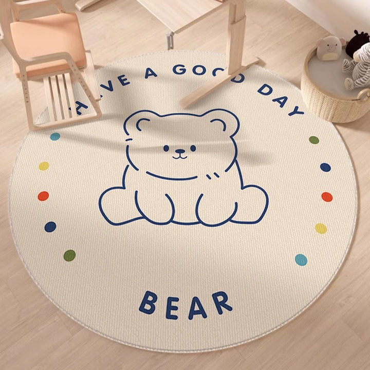 Runder Spielzimmer Teppich