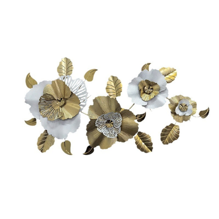 Dekorative Metallblumen Wandskulptur Karnz