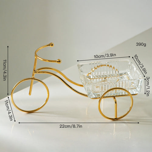 Dekorative Fahrradförmige Schüssel